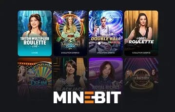 MineBit live casino games Canada